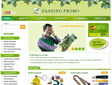 Tablet Screenshot of dashingpromo.com